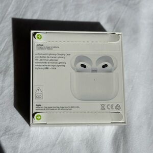 Apple AirPods with Lightning Case - White Brand New Never opened